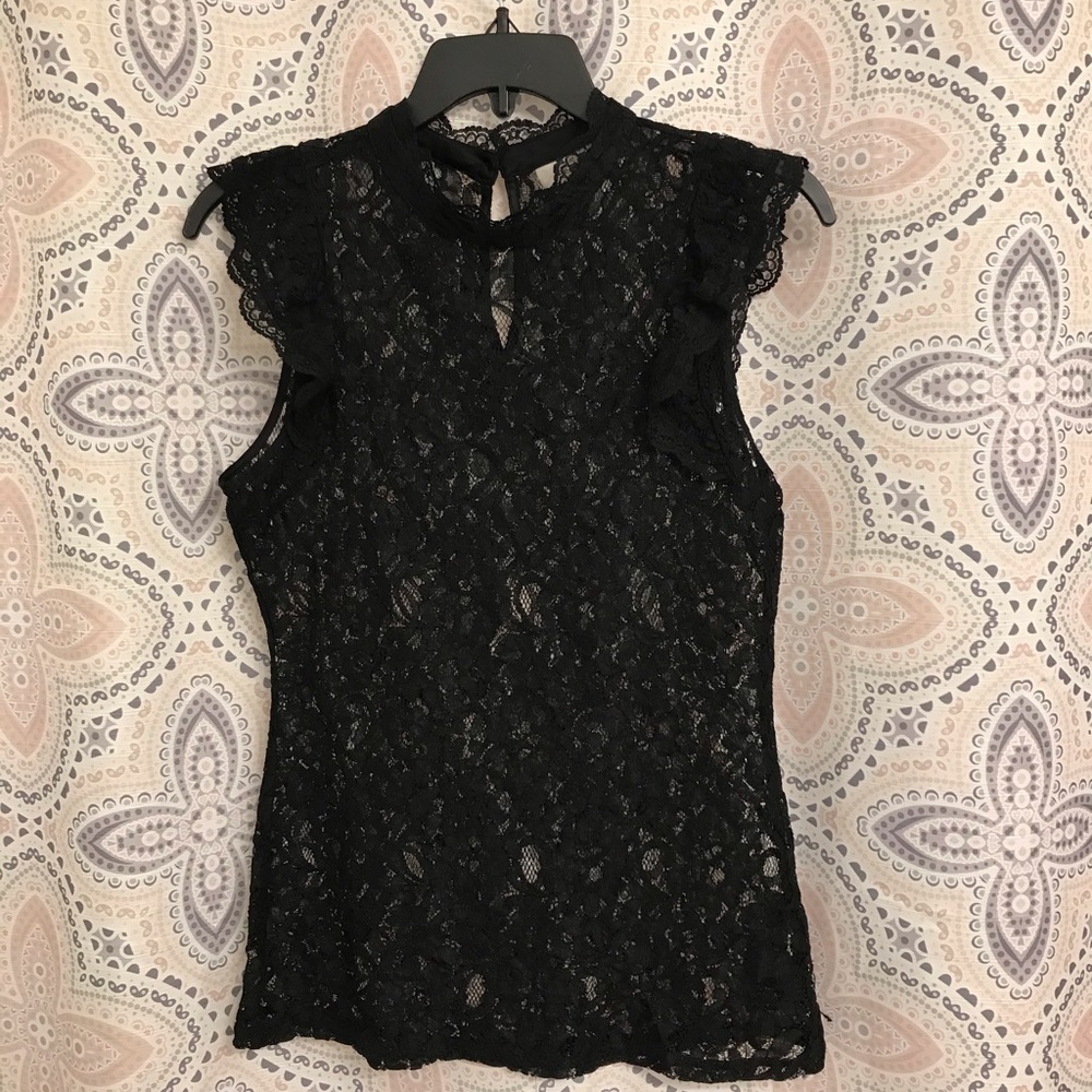 Oasis Black Lace top